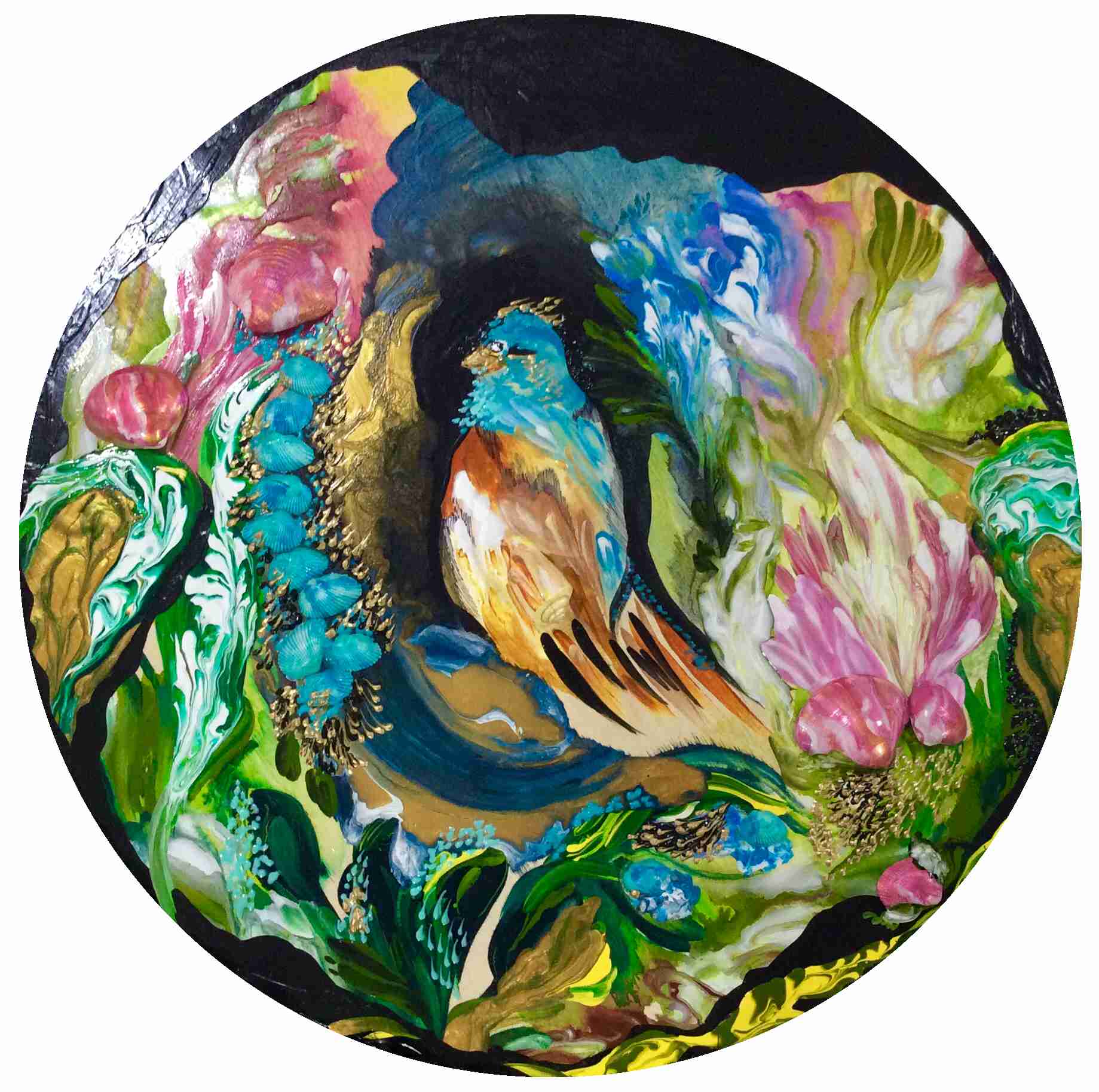 Ode To Bridgerton: Blue Bird of Happiness | Bird collection by Diana Zoe Coop