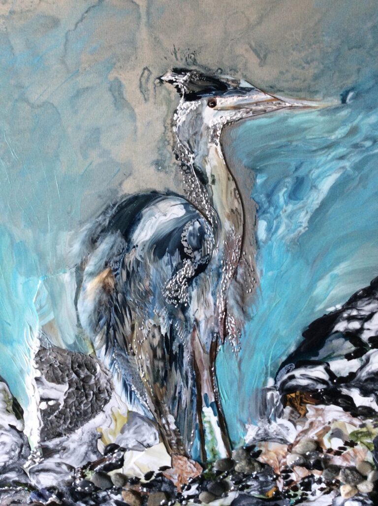 Abstract art collection by North Vancouver artist Diana Zoe Coop | Limited Edition Prints available | The Blue Heron